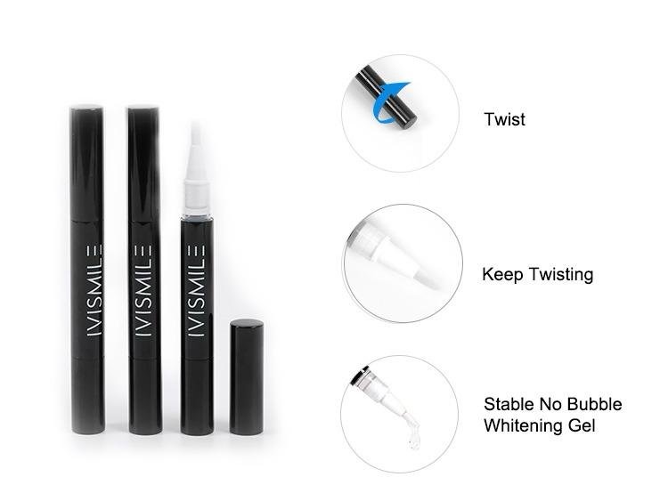Ivismile teeth whitening pen Black / White