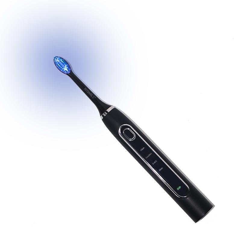 ivismile Led Electric ToothBrush 2 in 1 Black / White