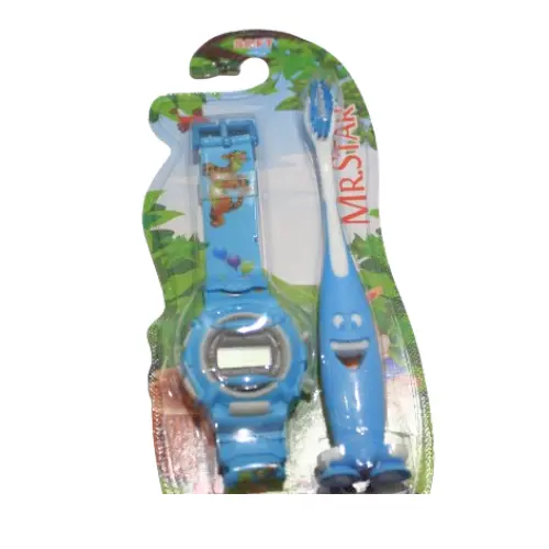 MR.STAR Toothbrush for Kids with Watch